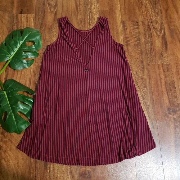 RVCA Temped Striped Knit Swing Dress - Picture 5 of 8